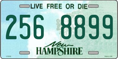 NH license plate 2568899