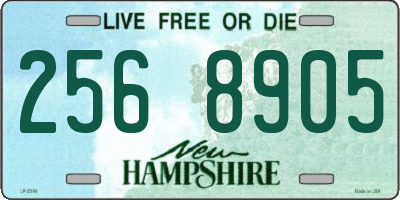 NH license plate 2568905