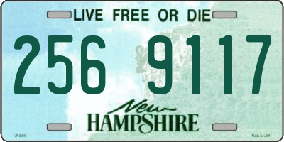 NH license plate 2569117