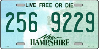NH license plate 2569229