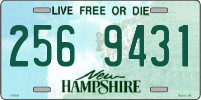 NH license plate 2569431