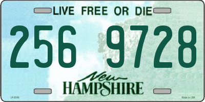 NH license plate 2569728