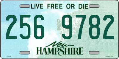 NH license plate 2569782