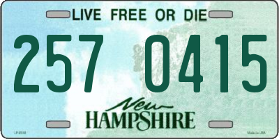NH license plate 2570415