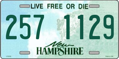 NH license plate 2571129