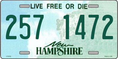 NH license plate 2571472