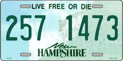 NH license plate 2571473