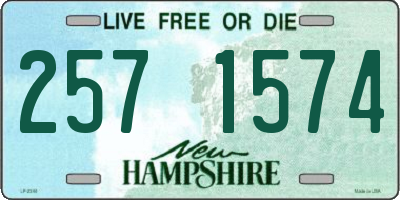 NH license plate 2571574