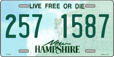 NH license plate 2571587