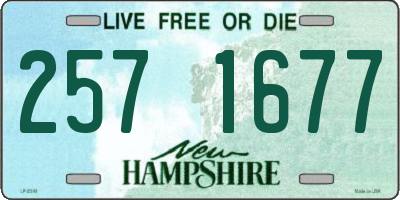 NH license plate 2571677