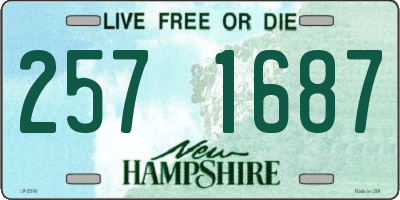 NH license plate 2571687
