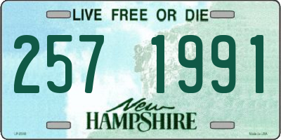 NH license plate 2571991