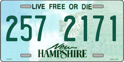 NH license plate 2572171
