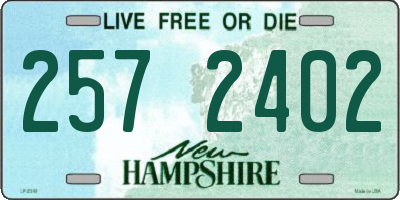 NH license plate 2572402