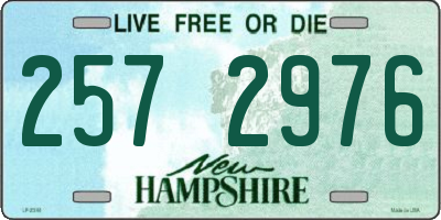 NH license plate 2572976
