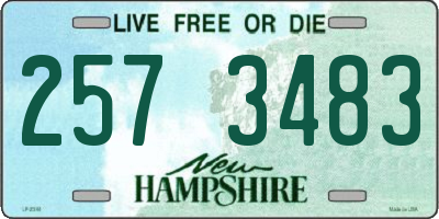 NH license plate 2573483