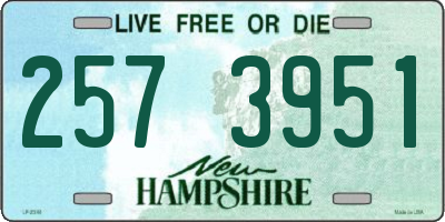 NH license plate 2573951