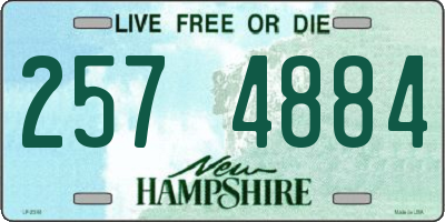 NH license plate 2574884
