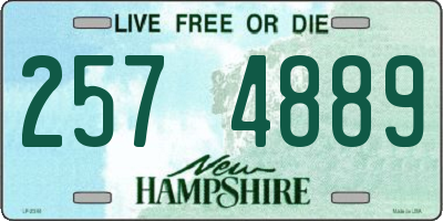 NH license plate 2574889