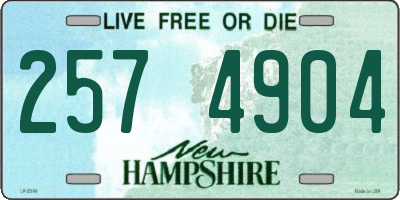 NH license plate 2574904