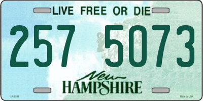 NH license plate 2575073