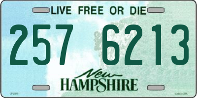 NH license plate 2576213