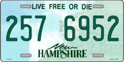 NH license plate 2576952