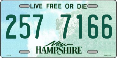 NH license plate 2577166