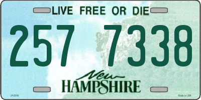 NH license plate 2577338