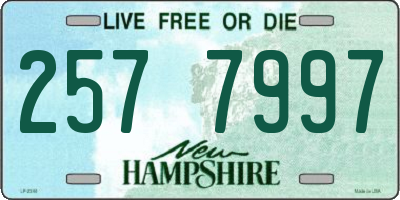 NH license plate 2577997