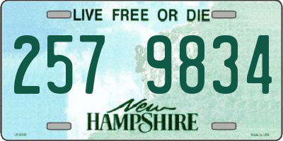 NH license plate 2579834