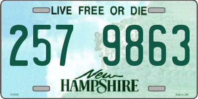 NH license plate 2579863