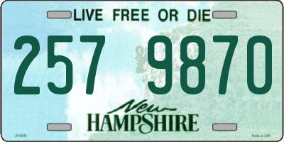 NH license plate 2579870