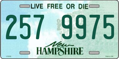 NH license plate 2579975
