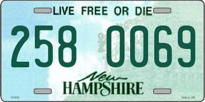 NH license plate 2580069