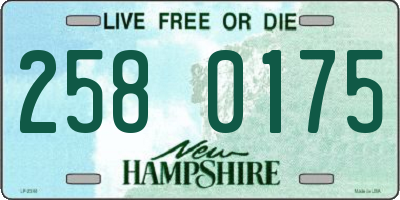 NH license plate 2580175
