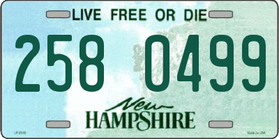 NH license plate 2580499