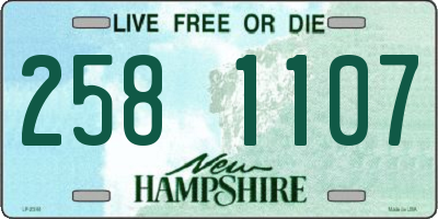 NH license plate 2581107