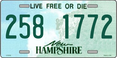 NH license plate 2581772