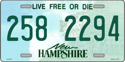 NH license plate 2582294