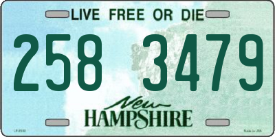 NH license plate 2583479