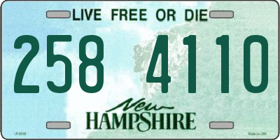 NH license plate 2584110
