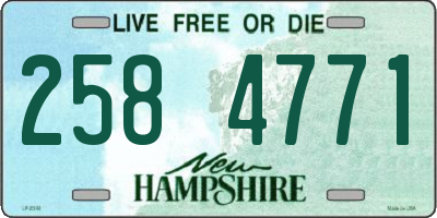 NH license plate 2584771