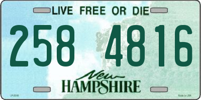 NH license plate 2584816