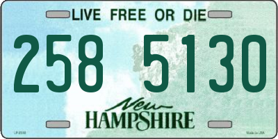 NH license plate 2585130