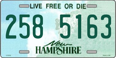 NH license plate 2585163