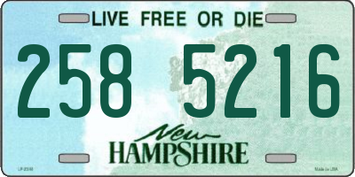 NH license plate 2585216
