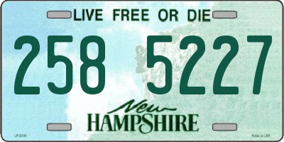 NH license plate 2585227