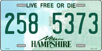 NH license plate 2585373
