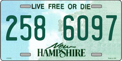 NH license plate 2586097